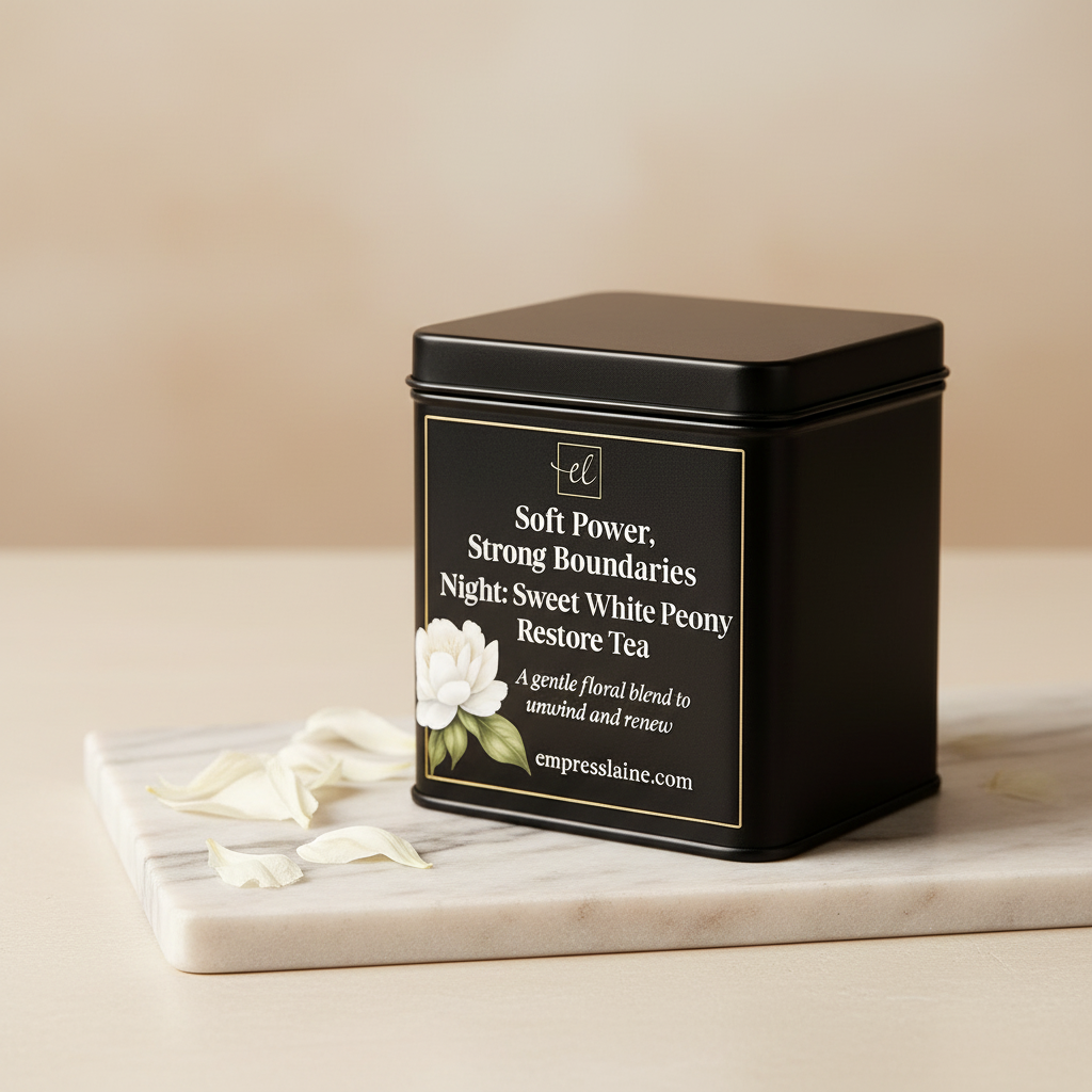 Soft Power, Strong Boundaries Night: Sweet White Peony Restore Tea