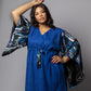 Dora Kaftan Dress in Azure