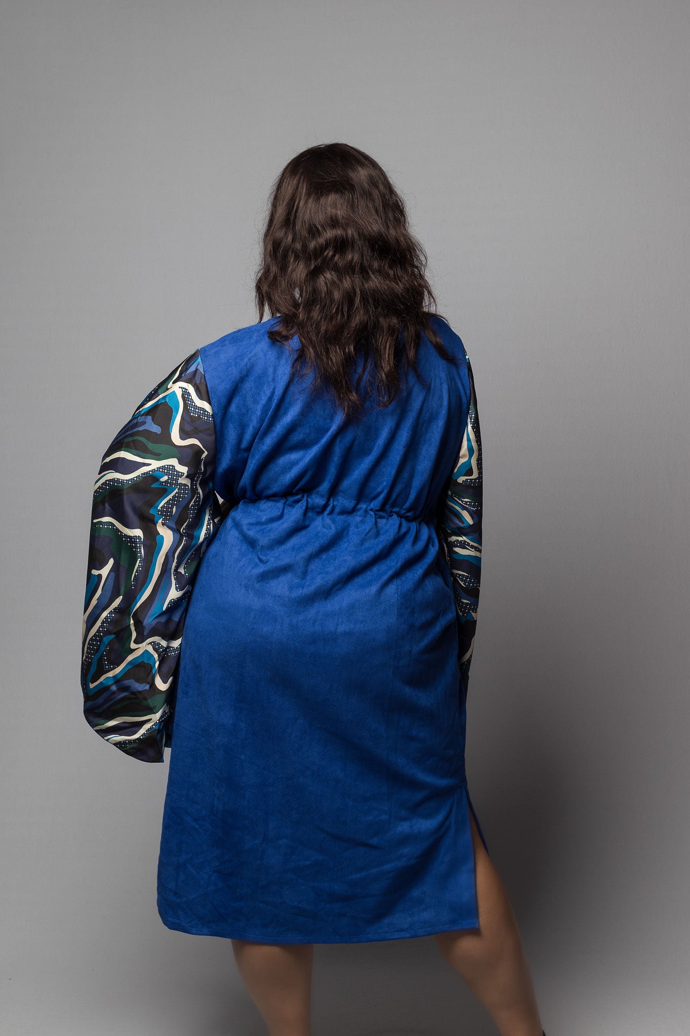 Dora Kaftan Dress in Azure