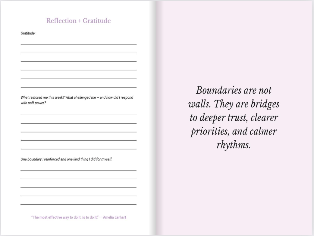 Soft Power, Strong Boundaries: A 52 Week Guided Journal for the Modern Woman